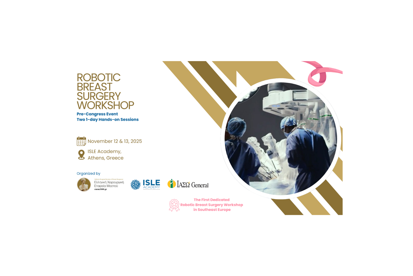 Pre-Congress Robotic Breast Surgery Workshop – 1st Edition